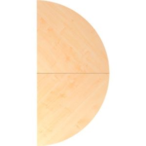 Ansatztisch Breno, für Schreibtische Breno, ⌀ 1600 mm, Ahorn/Graphit Ansatztisch Breno, für Schreibtische Breno, ⌀ 1600 mm, Ahorn/Graphit