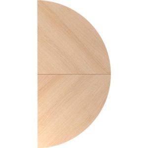 Ansatztisch Breno, für Schreibtische Breno, ⌀ 1600 mm, Eiche/Graphit Ansatztisch Breno, für Schreibtische Breno, ⌀ 1600 mm, Eiche/Graphit
