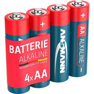 Ansmann Alkaline-Batterien Mignon AA, 4 Stück Ansmann Alkaline-Batterien Mignon AA, 4 Stück