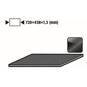 Antirutschmatte für asecos Sicherheitsschränke der UB90 und UB30 Serie, schwarz, B 720 x T 438 x H 1,3 mm Antirutschmatte für asecos Sicherheitsschränke der UB90 und UB30 Serie, schwarz, B 720 x T 438 x H 1,3 mm