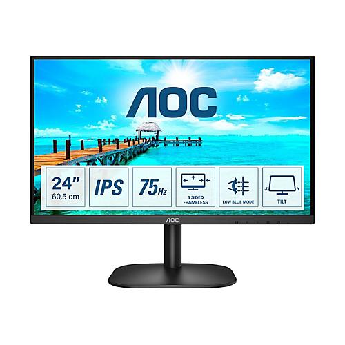 AOC 24B2XH - B2 Series - LED-Monitor - 60 cm (24') (23.8' sichtbar) - 1920 x 1080 Full HD (1080p) @ 75 Hz - IPS