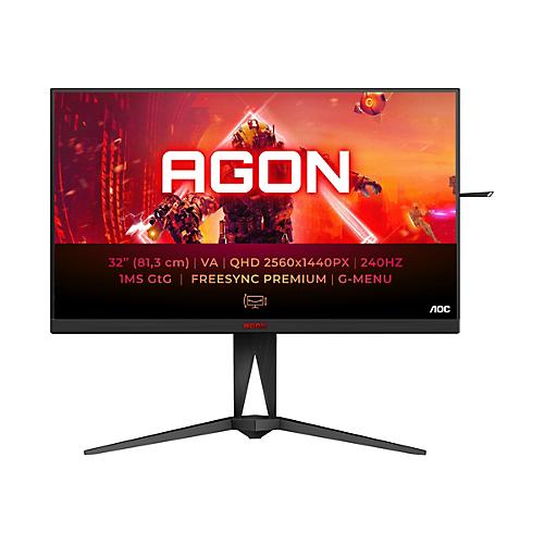 AOC AGON AG325QZN - AG5 Series - LED-Monitor - Gaming - 80 cm (31.5') - 2560 x 1440 QHD @ 240 Hz