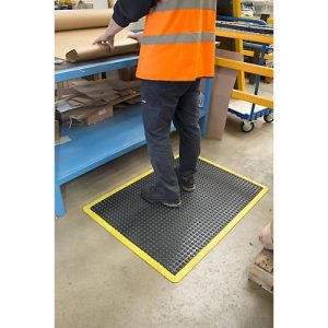 Arbeitsplatzmatte Bubblemat Safety, Modulfunktion Endmatte, 600 x 900 mm Arbeitsplatzmatte Bubblemat Safety, Modulfunktion Endmatte, 600 x 900 mm