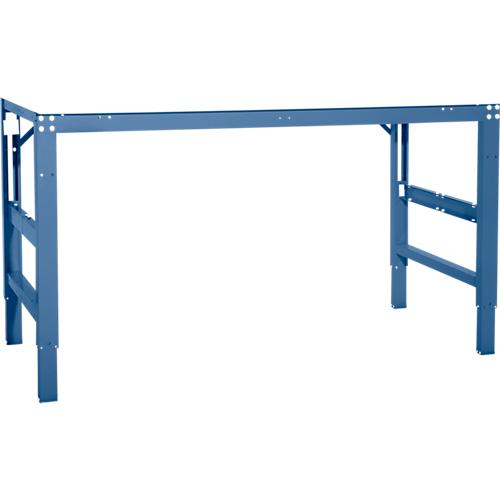 Arbeitstisch Ergo, Elektro-Hydraulik, Platte PVC Dekor, 1500 x 800 mm, brillantblau