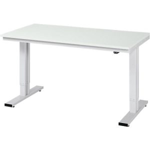 Arbeitstisch Serie adlatus 300, Melamin-Platte, B 1500 x T 800 x H 720 – 1120 mm Arbeitstisch Serie adlatus 300, Melamin-Platte, B 1500 x T 800 x H 720 – 1120 mm