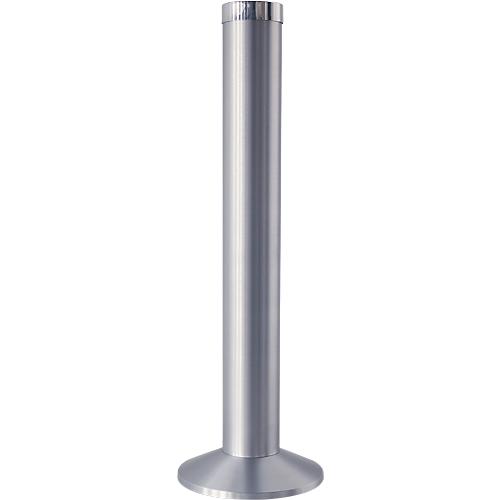 Aschenbecher 'Säule', Aluminium, Ø 300 x H 780 mm, mattiert
