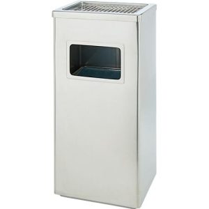Ascher ohne Dach, Edelstahl Ascher ohne Dach, Edelstahl