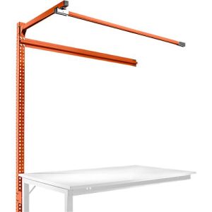 Aufbauportal m. Ausleger, Ansatztisch SPEZIAL Arbeitstisch/Werkbank UNIVERSAL/PROFI, 1500 mm, rotorange Aufbauportal m. Ausleger, Ansatztisch SPEZIAL Arbeitstisch/Werkbank UNIVERSAL/PROFI, 1500 mm, rotorange
