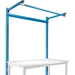 Aufbauportal m. Ausleger, Grundtisch SPEZIAL Arbeitstisch/Werkbank UNIVERSAL/PROFI, 1500 mm, lichtblau Aufbauportal m. Ausleger, Grundtisch SPEZIAL Arbeitstisch/Werkbank UNIVERSAL/PROFI, 1500 mm, lichtblau