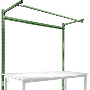 Aufbauportal m. Ausleger, Grundtisch SPEZIAL Arbeitstisch/Werkbank UNIVERSAL/PROFI, 1750 mm, resedagrünrün Aufbauportal m. Ausleger, Grundtisch SPEZIAL Arbeitstisch/Werkbank UNIVERSAL/PROFI, 1750 mm, resedagrünrün