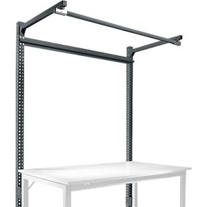 Aufbauportal m. Ausleger, Grundtisch STANDARD Arbeitstisch/Werkbank UNIVERSAL/PROFI, 1500 mm, anthrazit Aufbauportal m. Ausleger, Grundtisch STANDARD Arbeitstisch/Werkbank UNIVERSAL/PROFI, 1500 mm, anthrazit