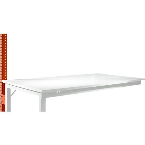 Aufbauportal, niedrig, Ansatztisch SPEZIAL Arbeitstisch/Werkbank UNIVERSAL/PROFI, rotorange
