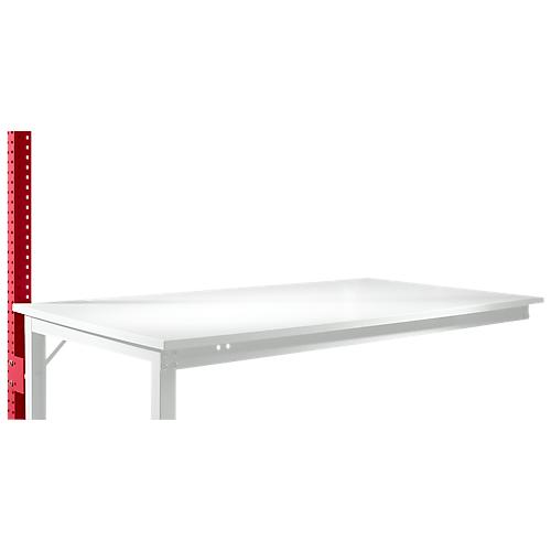 Aufbauportal, niedrig, Ansatztisch SPEZIAL Arbeitstisch/Werkbank UNIVERSAL/PROFI, rubinrot