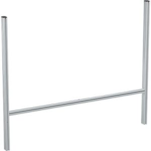 Aufbauprofileset für Treston QuatreX, ESD-leitfähig, B 1060 x T 55 x H 1200, lichtgrau RAL 7035 Aufbauprofileset für Treston QuatreX, ESD-leitfähig, B 1060 x T 55 x H 1200, lichtgrau RAL 7035