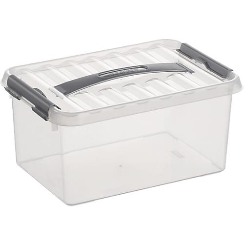 Aufbewahrungsbox Sunware Q-line, Deckel mit Griff, 6 l, L 300 x B 200 x H 140 mm