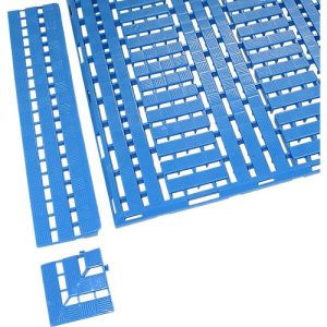 Auffahrkante, L 600 x B 120 x H 25 mm, blau Auffahrkante, L 600 x B 120 x H 25 mm, blau