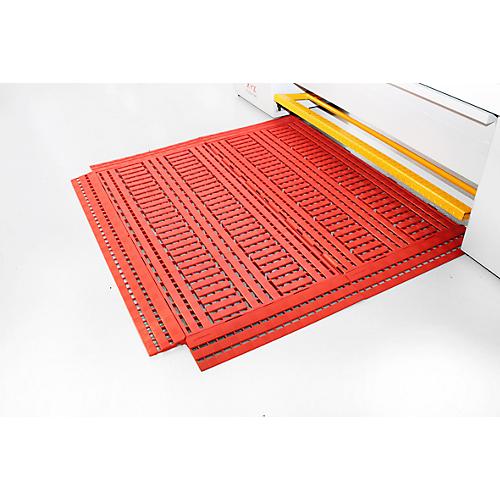 Auffahrkante, L 600 x B 120 x H 25 mm, orange