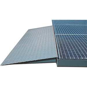 Auffahrrampe für asecos Bodenelemente mit B 2500 x H 125 mm, Stahl verzinkt, B 2450 x T 1120 mm Auffahrrampe für asecos Bodenelemente mit B 2500 x H 125 mm, Stahl verzinkt, B 2450 x T 1120 mm