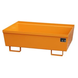 Auffangwanne BAUER AO-2, Stahl, 246 l, B 1200 x T 800 x H 415 mm, orange Auffangwanne BAUER AO-2, Stahl, 246 l, B 1200 x T 800 x H 415 mm, orange