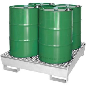 Auffangwanne WG 24, für 4 x 200 l Fässer, verzinkt Auffangwanne WG 24, für 4 x 200 l Fässer, verzinkt