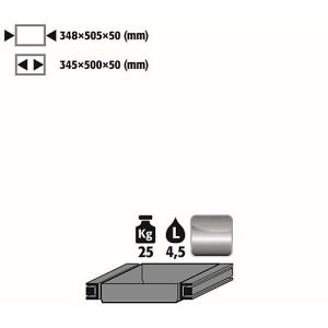 Auszugswanne Standard für asecos Sicherheitsschränke der Q30, Q90 und S90 Serie, Edelstahl 1.4301, B 348 x T 505 x H 50 mm, 4,5 l, bis 25 kg Auszugswanne Standard für asecos Sicherheitsschränke der Q30, Q90 und S90 Serie, Edelstahl 1.4301, B 348 x T 505 x H 50 mm, 4,5 l, bis 25 kg