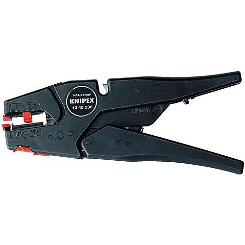 Automatikabisolierzange L.200mm 0,03-10 (AWG 32-7) mm2 KNIPEX