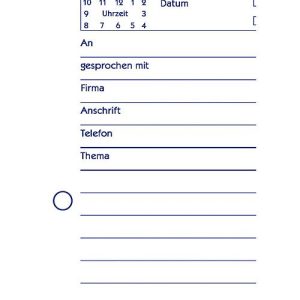Avery Zweckform Gesprächsnotiz Nr. 1210