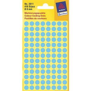 AVERY Zweckform Markierungspunkte 3011, blau AVERY Zweckform Markierungspunkte 3011, blau