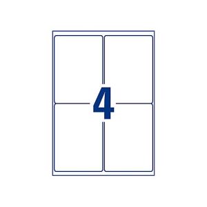 AVERY® Zweckform Versandetiketten, 99,1 x 143,5 mm, 300 Blatt, weiß AVERY® Zweckform Versandetiketten, 99,1 x 143,5 mm, 300 Blatt, weiß