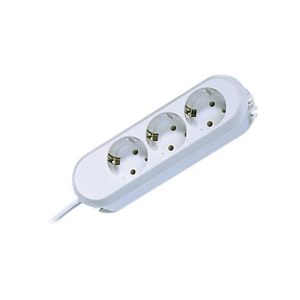 Bachmann SMART – Steckdosenleiste – Ausgangsanschlüsse: 3 (Stromversorgung) – 3 m Schnur – weiß Bachmann SMART – Steckdosenleiste – Ausgangsanschlüsse: 3 (Stromversorgung) – 3 m Schnur – weiß
