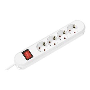 Bachmann SMART – Steckdosenleiste – Ausgangsanschlüsse: 4 (power CEE 7/7) – 1.5 m Schnur – weiß Bachmann SMART – Steckdosenleiste – Ausgangsanschlüsse: 4 (power CEE 7/7) – 1.5 m Schnur – weiß