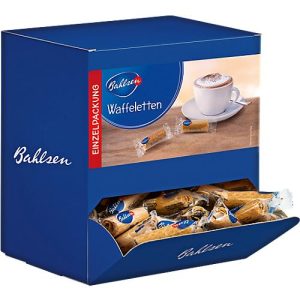 BAHLSEN Waffeletten, 150 Einzelpackungen à ca. 5,0 g, insgesamt 760 g in Karton BAHLSEN Waffeletten, 150 Einzelpackungen à ca. 5,0 g, insgesamt 760 g in Karton