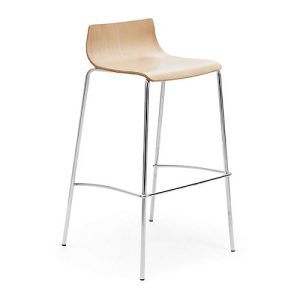 Barhocker Leyform My Stool, stapelbar bis zu 3 Stück, B 470 x T 510 x H 740 mm, Holz & Stahl, Buche Natur gebeizt, 3 Stück Barhocker Leyform My Stool, stapelbar bis zu 3 Stück, B 470 x T 510 x H 740 mm, Holz & Stahl, Buche Natur gebeizt, 3 Stück