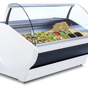 IGLOO Kühltheke Basia Neo 1.56S White, B 1650mm, Stille Kühlung IGLOO Kühltheke Basia Neo 1.56S White, B 1650mm, Stille Kühlung