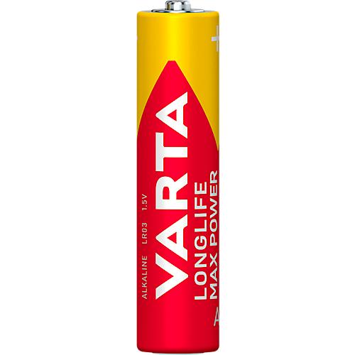 Batterie AAA Micro VARTA Longlife Max Power, 1,5 V, 4 Stück