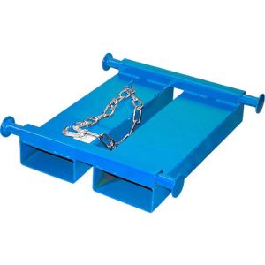 Bauer Big-Bag-Traverse TBB-E, für Stapler, L 650 x B 610 x H 145 mm, bis 1000 kg, Stahl, Lichtblau