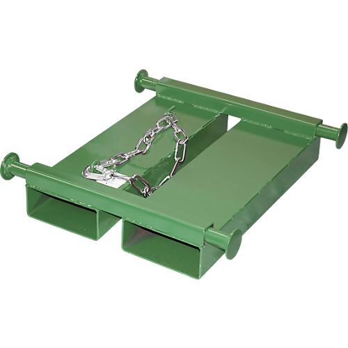 Bauer Big-Bag-Traverse TBB-E, für Stapler, L 650 x B 610 x H 145 mm, bis 1000 kg, Stahl, Resedagrün