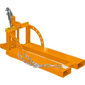 Bauer Fasslifter RS 60-I, für Stapler, 1 x 60-l Fässer, L 1050 x B 410 x H 460 mm, bis 100 kg, Stahl, Gelborange Bauer Fasslifter RS 60-I, für Stapler, 1 x 60-l Fässer, L 1050 x B 410 x H 460 mm, bis 100 kg, Stahl, Gelborange