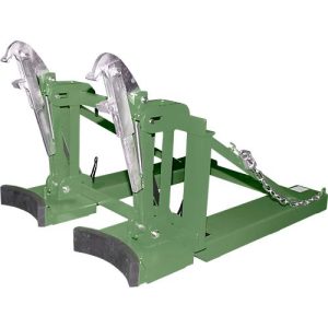 Bauer Fasslifter RS-II/D 91, für Stapler, 2 x 110 bis 200-l-Deckelfässer, L 1285 x B 940 x H 810 mm, bis 1600 kg, Stahl, Resedagrün Bauer Fasslifter RS-II/D 91, für Stapler, 2 x 110 bis 200-l-Deckelfässer, L 1285 x B 940 x H 810 mm, bis 1600 kg, Stahl, Resedagrün