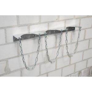 BAUER Gasflaschen-Wandhalterung GWH 140-III, Platz für 3 Gasflaschen bis ø 140 mm, L 640 x B 90 x H 50 mm, feuerverzinkt, mit Kettensicherung BAUER Gasflaschen-Wandhalterung GWH 140-III, Platz für 3 Gasflaschen bis ø 140 mm, L 640 x B 90 x H 50 mm, feuerverzinkt, mit Kettensicherung
