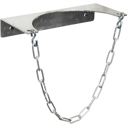 BAUER Gasflaschen-Wandhalterung GWH 230-I, Platz für 1 Gasflasche bis ø 230 mm, L 290 x B 135 x H 50 mm, feuerverzinkt, mit Kettensicherung