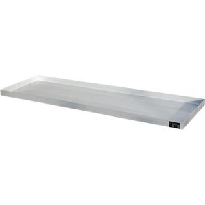 Bauer Kleingebindewanne KGW 5 V4A, ohne Lochblechrost, L 1850 x B 600 x H 60 mm, 60 L, 150 kg, Edelstahl 1.4571, Silber Bauer Kleingebindewanne KGW 5 V4A, ohne Lochblechrost, L 1850 x B 600 x H 60 mm, 60 L, 150 kg, Edelstahl 1.4571, Silber