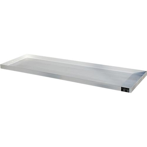 Bauer Kleingebindewanne KGW 5 V4A, ohne Lochblechrost, L 1850 x B 600 x H 60 mm, 60 L, 150 kg, Edelstahl 1.4571, Silber