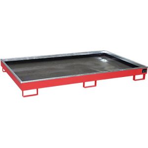 Bauer Regalwanne RW 2200-1 PE, mit PE-Einsatz, lackiert, L 2165 x B 1315 x H 230 mm, feuerrot RAL 3000 Bauer Regalwanne RW 2200-1 PE, mit PE-Einsatz, lackiert, L 2165 x B 1315 x H 230 mm, feuerrot RAL 3000