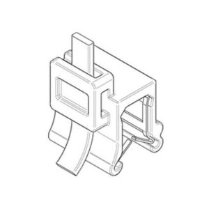 HellermannTyton Befestigungsbinder Edgeclip T50ROSEC5A-MC5-BK-D1