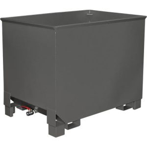 Behälter für Routenzüge Typ CS 80, 3-fach stapelbar, Inhalt 0,8 m³, bis 1000 kg, mausgrau RAL 7005 Behälter für Routenzüge Typ CS 80, 3-fach stapelbar, Inhalt 0,8 m³, bis 1000 kg, mausgrau RAL 7005