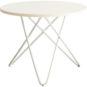 Beistelltisch Alana, H 450 mm, weiß/weiß Beistelltisch Alana, H 450 mm, weiß/weiß