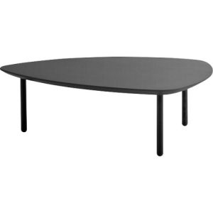 Beistelltisch Leyform EOS, Stahlrohrfüsse, MDF Tischplatte, B 980 x T 910 x H 310 mm, schwarz Beistelltisch Leyform EOS, Stahlrohrfüsse, MDF Tischplatte, B 980 x T 910 x H 310 mm, schwarz