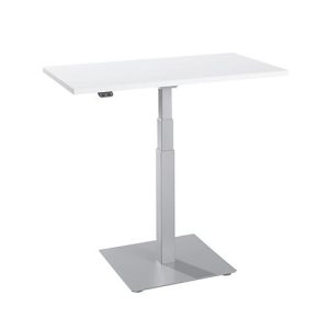 Beistelltisch Start Off, elektrisch höhenverstellbar, Rechteck, Säulenfuß, B 1000 x T 600 x H 635-1285 mm, weiß/weißaluminium Beistelltisch Start Off, elektrisch höhenverstellbar, Rechteck, Säulenfuß, B 1000 x T 600 x H 635-1285 mm, weiß/weißaluminium