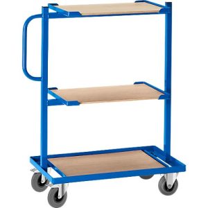 Beistellwagen, mit offenen Etagenböden, ohne Holzplatten, fest Beistellwagen, mit offenen Etagenböden, ohne Holzplatten, fest